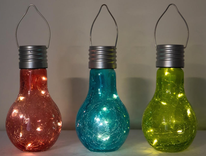 Cozzy Solar bulbs with 8 LED lights Ø7 x H17 cm