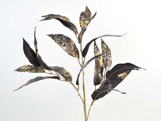 Deko Florale - Eucalytus branch, gold