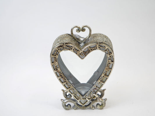Deko Florale - Metal lantern heart