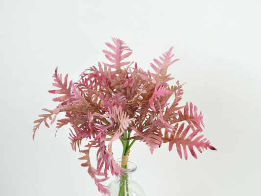 Deko Florale - Bundt af bregneblade, pink