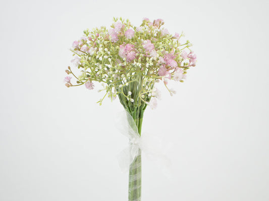 Deko Florale - Gypsophila bouquet, 29cm, pink