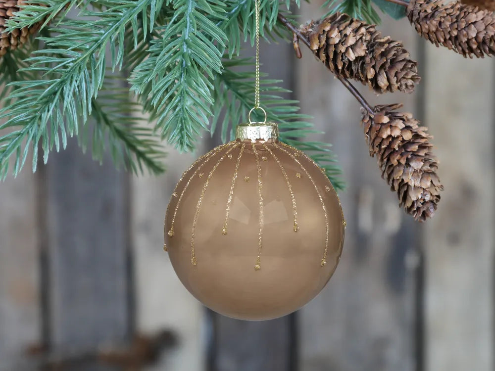 Chic Antique - Christmas ball with glaze