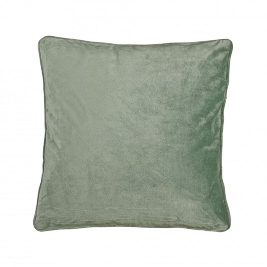 Fondaco - Cushion cover velor Khaki green/44 45x45 cm