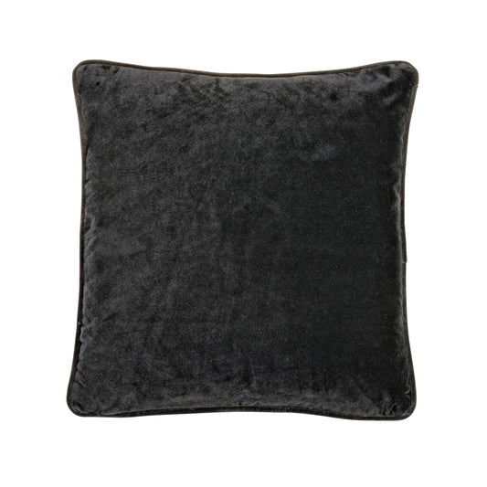 Fondaco Black Velor Cushion Cover 45X45cm