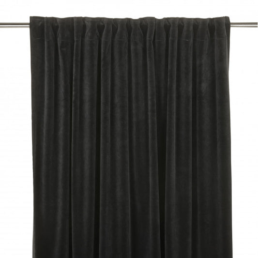 Fondaco - Curtain velor Black/80 2x140x240 cm
