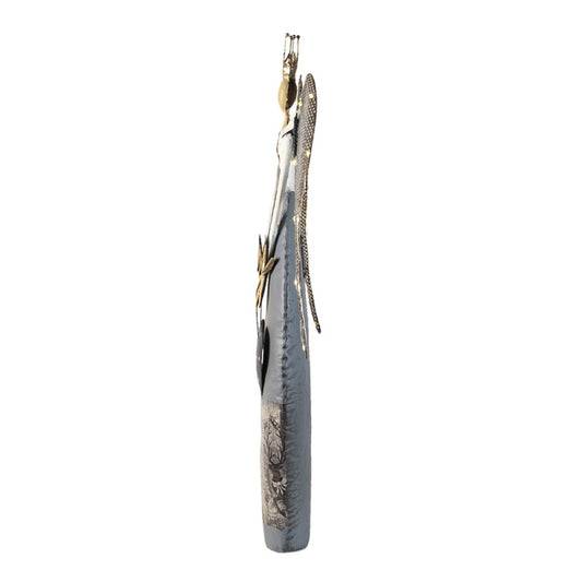Clayre & Eef Religiøs Engel Figur Grå L28xB11xH81 cm