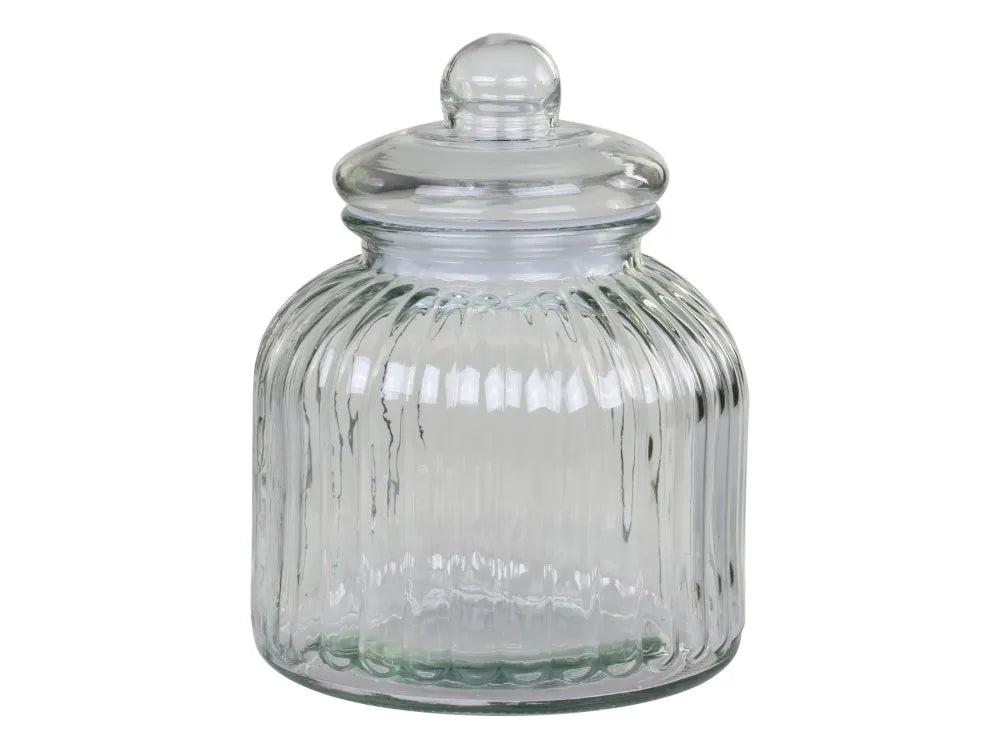 Chic Antique Grooved Storage Glass 290 cl