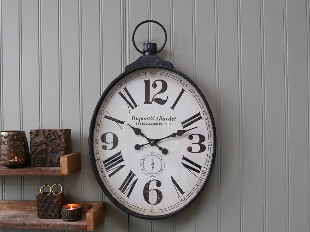 Chic Antique - Wall Clock, black