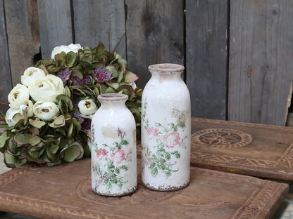Chic Antique - Toulouse Bottle with roses