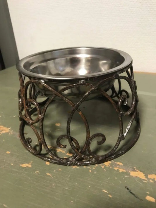 Clayre &amp; Eef - Food bowl for pets with beautiful iron stand
