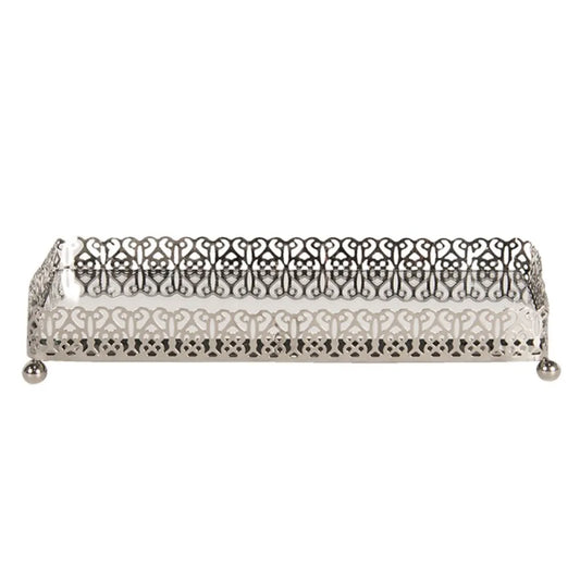 Clayre &amp; Eef - tealight holder Silver colored 