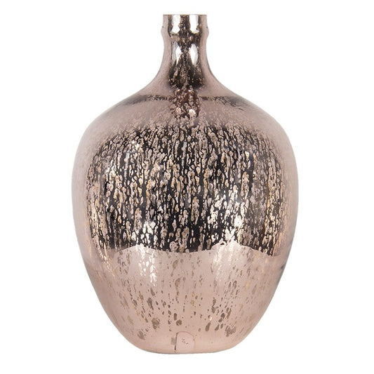 Clayre & Eef - Vase Lyserødt glas rund