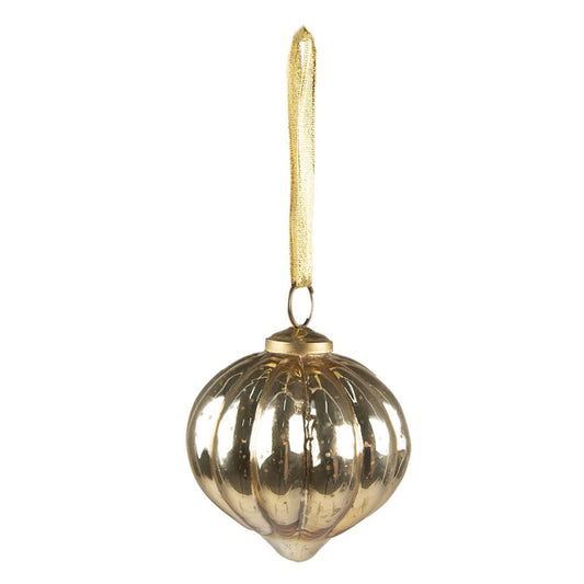Clayre & Eef - Guld Julekugle