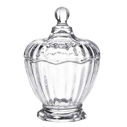 Clayre &amp; Eef - Glass jar transparent glass round