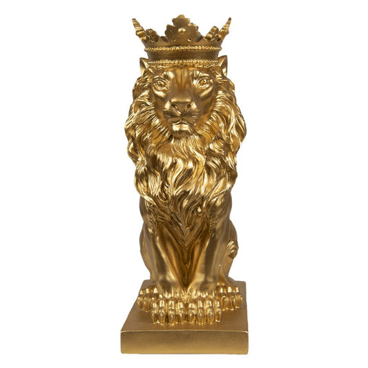 Clayre & Eef - Statue løve Guldfarve