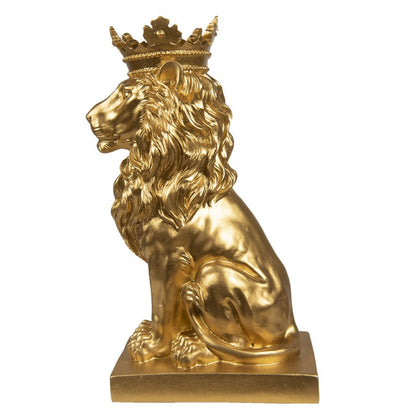 Clayre & Eef - Statue lion Gold color
