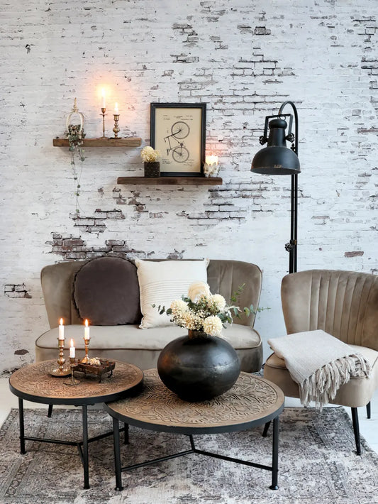 Chic Antuque - Factory Standerlampe antique sort