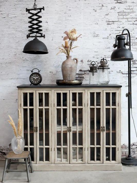 Chic Antuque - Factory Standerlampe antique sort