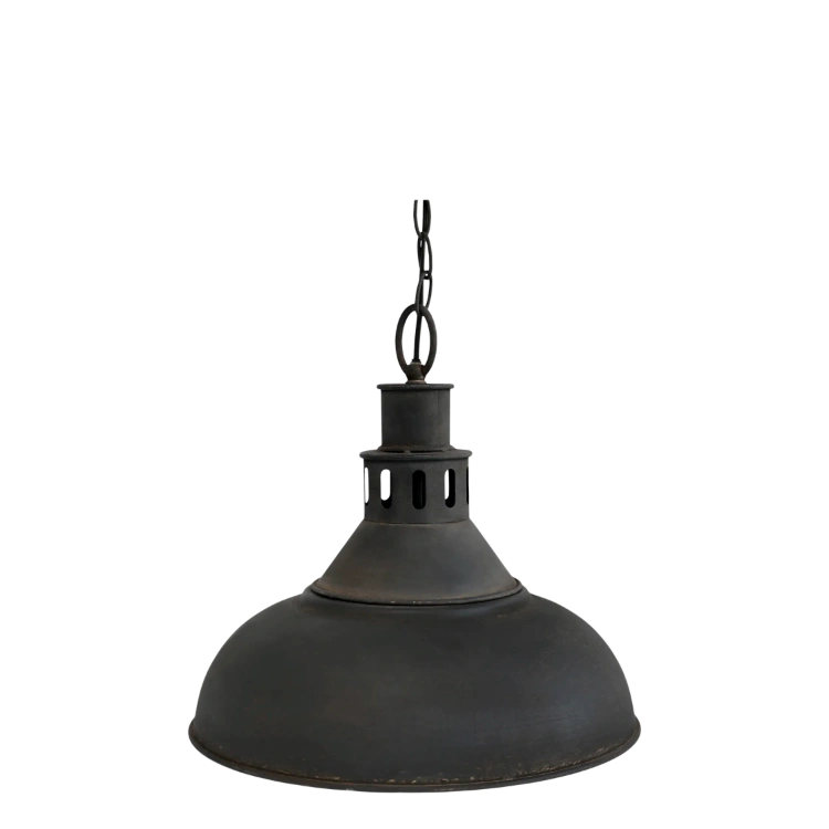 Chic Antique - Factory Lampe, H32,5/Ø36 cm antique sort