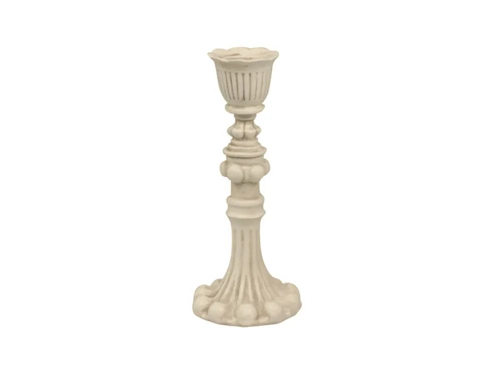 Chic Antique Lysestage i Antique Creme H17 cm