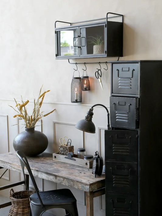 Chic Antuque - Factory Bordlampe antique sort