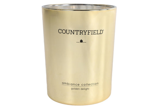 Barbara - Countryfield Duftlys i Soya, Guld, H13 cm