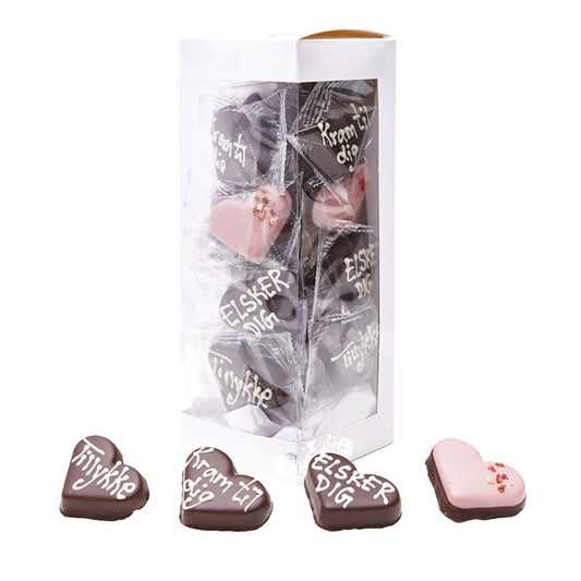 Aalborg Chocolate, Mixed Marzipan Hearts 