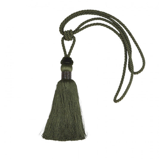 Fondaco Tassel for Curtain in Green, 23 cm with 42 cm Band