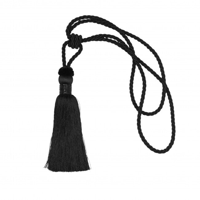 Fondaco Tassel for Curtain in Black, 23 cm with 42 cm Band