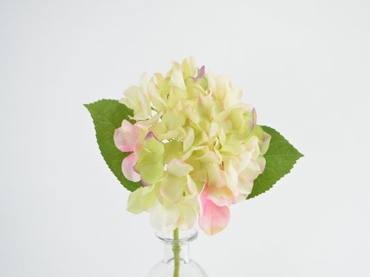 Deko Florale Pink/Grøn Hortensia 33cm