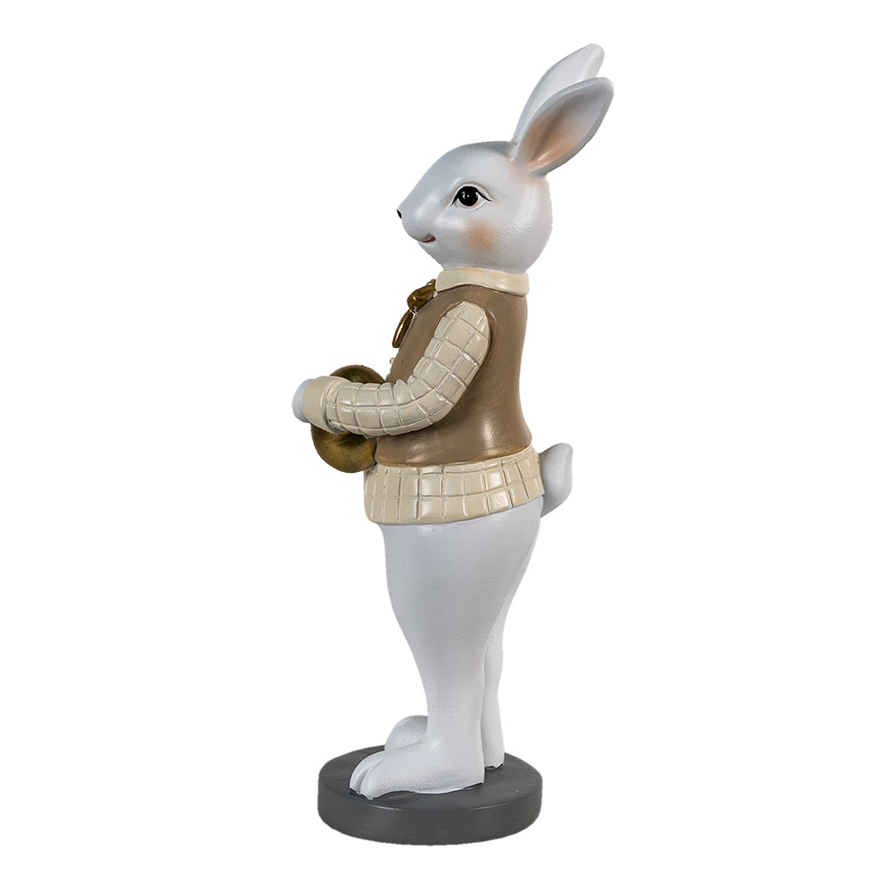 Clayre &amp; Eef - Statue rabbit with golden egg