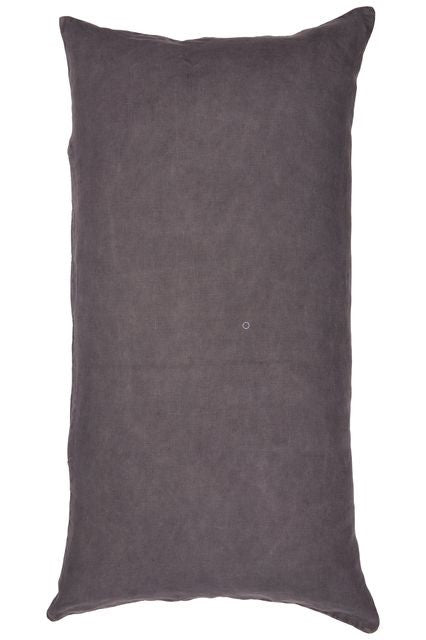Eja Linen pillow, charcoal grey