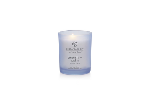 Chesapeake Bay Candle - Sindsro + Rolig (lavendel timian) stearinlys