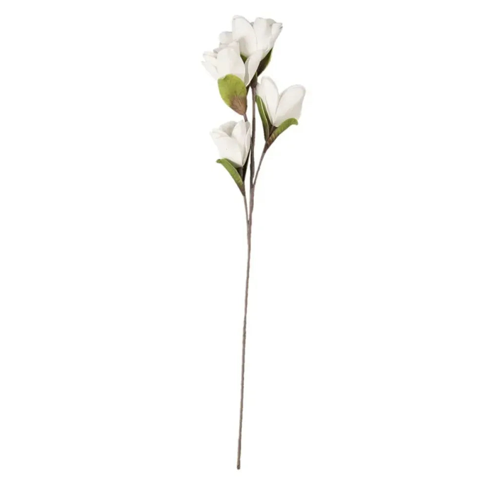 Clayre & Eef - Dekorativ Gren, Hvid, 92 cm, Skum