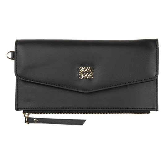 Clayre &amp; Eef Elegant Black Handbag in Synthetic Leather L20 H10 cm