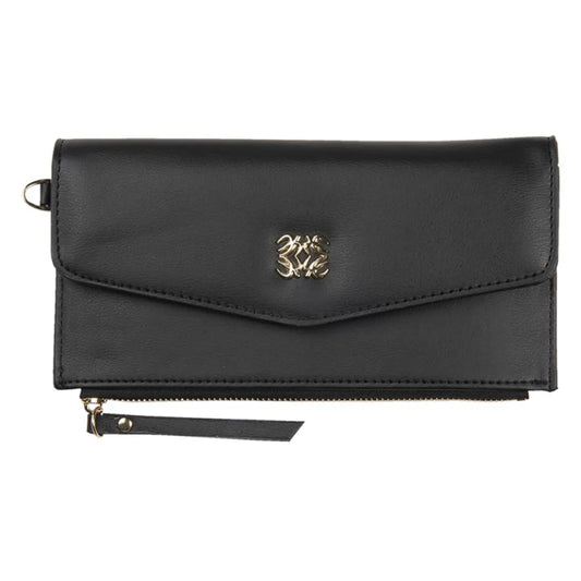 Clayre & Eef Elegant Sort Håndtaske i Kunstlæder L20 H10 cm
