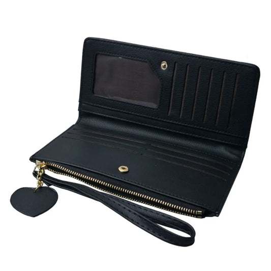 Clayre &amp; Eef Black Handbag in leather look 19x11 cm